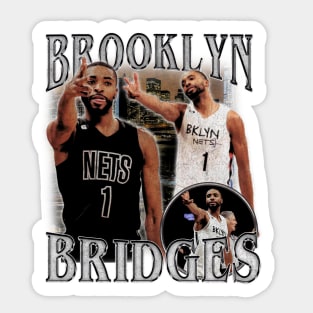 Mikal Bridges BROOKLYN BRIDGES Vintage Sticker